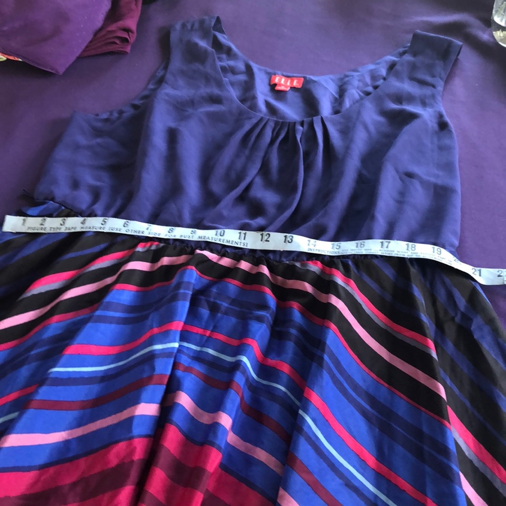 Multi colored Elle dress plus size 1X - Picture 5 of 5